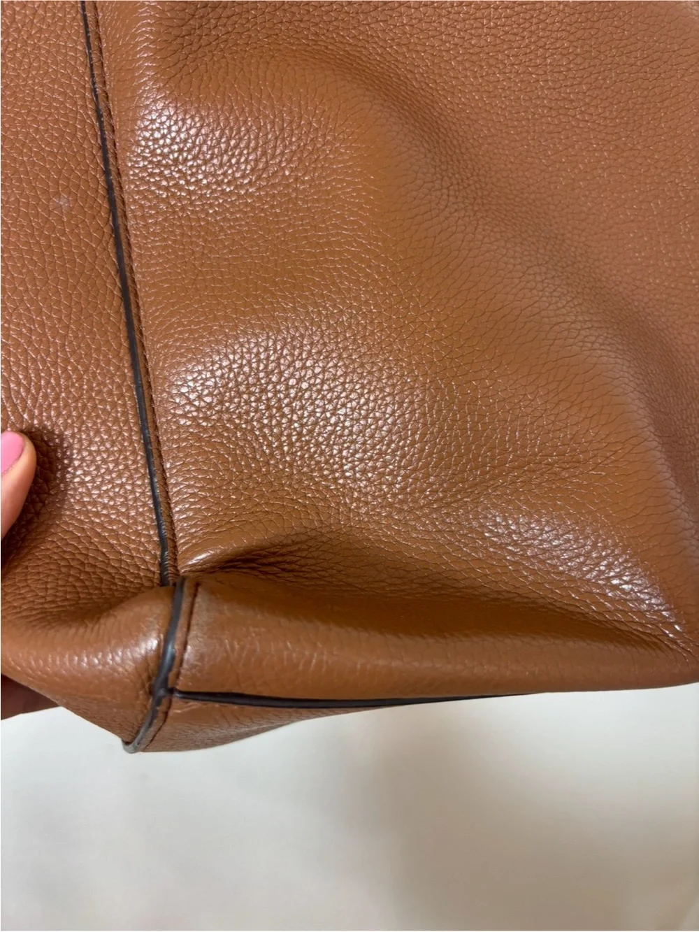 Michael Kors Tan Pebbled Leather Tote - Picture 5 of 12